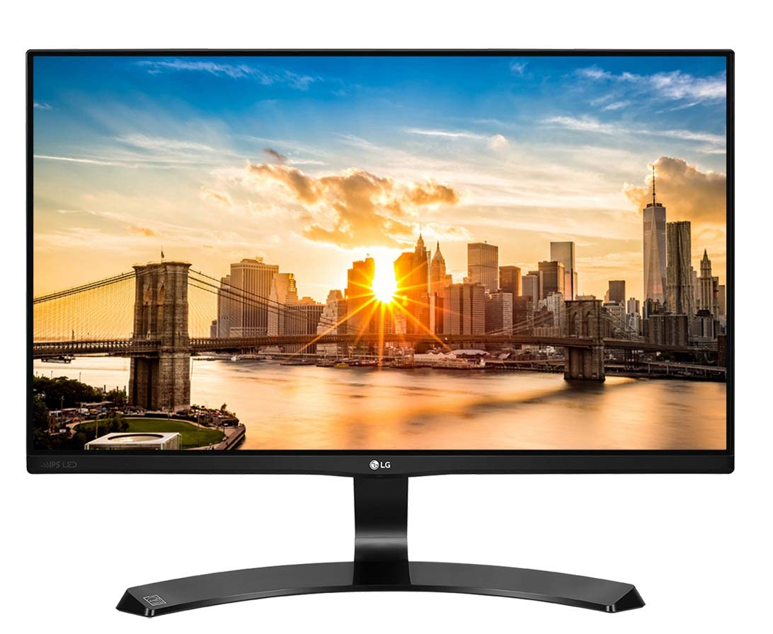 LG 22 inch (55cm) IPS Monitor - Full HD, IPS Panel with VGA, HDMI, DVI, Audio Out Ports - 22MP68VQ